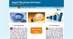 Desktop Screenshot of angelbusinessadvisors.com